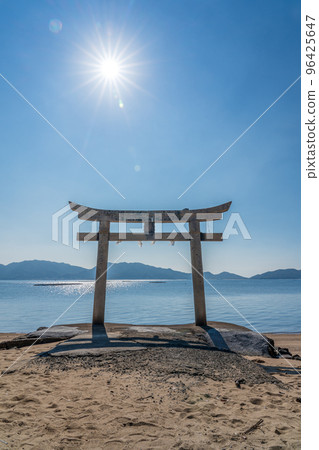 香川縣三豐市淡島風光 96425647