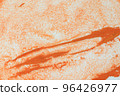 abstract orange watercolour background with free space 96426977