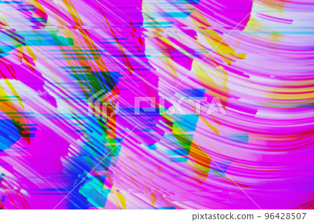 Motion Glitch Multicolored Distorted textured psychedelic background 96428507
