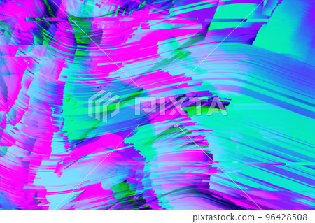 Motion Glitch Multicolored Distorted textured psychedelic background 96428508