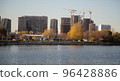Construction of houses near the Moscow River 96428886