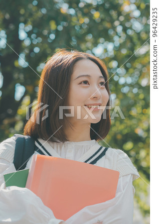 female college student, College Student, college student 96429235