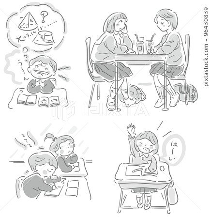 elementary school and middle school 96430839