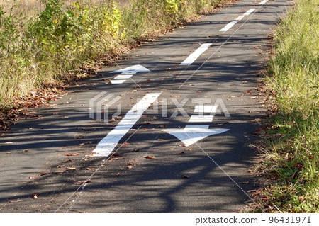arrow on the road 96431971