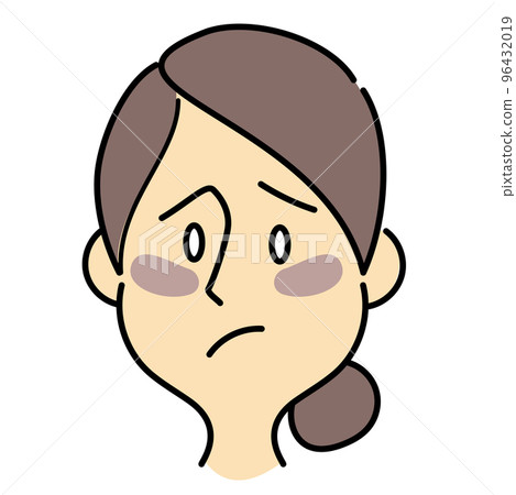 Bun hair women's skin trouble Bun hair women's skin trouble 96432019