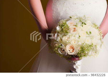lovely wedding bouquet 96432226