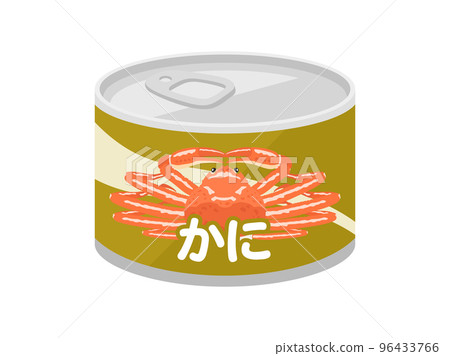 螃蟹罐頭插畫 96433766