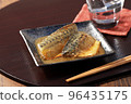 Seasoned mackerel and sake② 96435175