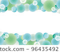 green paper fan frame 96435492