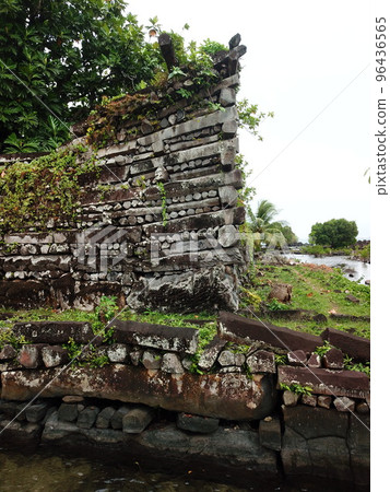 The world heritage site. Nan Madol in Pohnpei, Micronesia. The world heritage site. Nan Madol in Pohnpei, Micronesia. 96436565