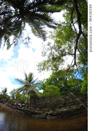 The world heritage site. Nan Madol in Pohnpei, Micronesia. The world heritage site. Nan Madol in Pohnpei, Micronesia. 96436594