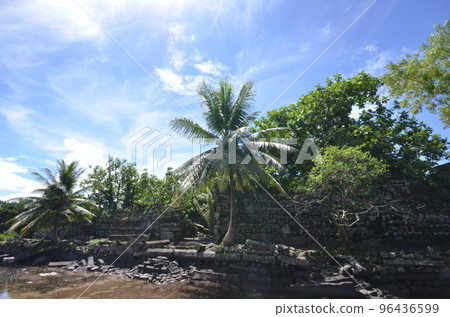 The world heritage site. Nan Madol in Pohnpei, Micronesia. The world heritage site. Nan Madol in Pohnpei, Micronesia. 96436599