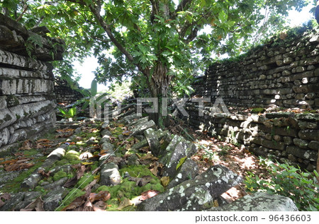 The world heritage site. Nan Madol in Pohnpei, Micronesia. The world heritage site. Nan Madol in Pohnpei, Micronesia. 96436603