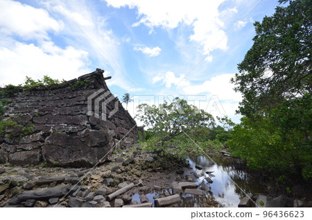 The world heritage site. Nan Madol in Pohnpei, Micronesia. The world heritage site. Nan Madol in Pohnpei, Micronesia. 96436623