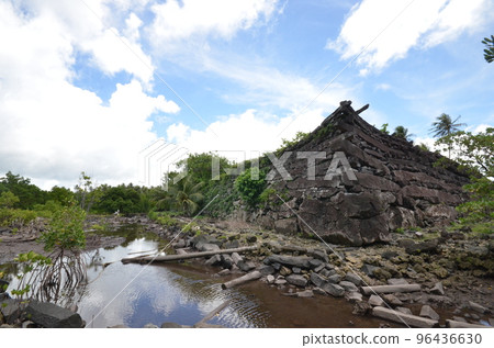 The world heritage site. Nan Madol in Pohnpei, Micronesia. 96436630