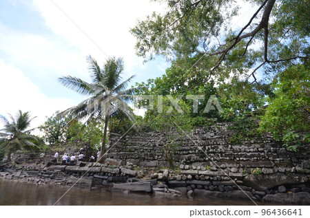 The world heritage site. Nan Madol in Pohnpei, Micronesia. The world heritage site. Nan Madol in Pohnpei, Micronesia. 96436641
