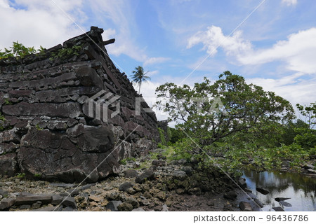 The world heritage site. Nan Madol in Pohnpei, Micronesia. The world heritage site. Nan Madol in Pohnpei, Micronesia. 96436786