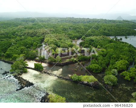 The world heritage site. Nan Madol in Pohnpei, Micronesia. The world heritage site. Nan Madol in Pohnpei, Micronesia. 96436820