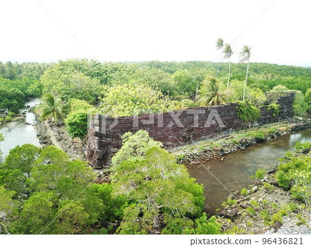 The world heritage site. Nan Madol in Pohnpei, Micronesia. The world heritage site. Nan Madol in Pohnpei, Micronesia. 96436821