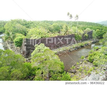 The world heritage site. Nan Madol in Pohnpei, Micronesia. The world heritage site. Nan Madol in Pohnpei, Micronesia. 96436822