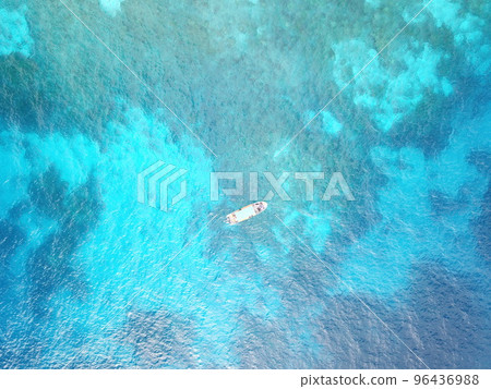 Uninhabited island JEEP island in Chuuk, Micronesia. Here is the world's greatest wreck diving destination.Uninhabited island Fonom island in Chuuk, Micronesia. Here is the world's greatest wreck div 96436988