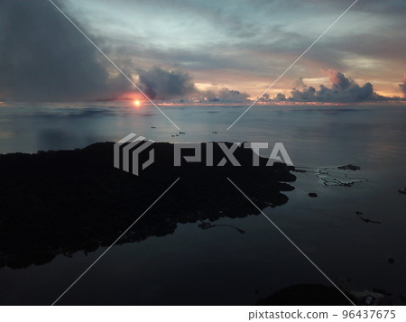 Kolonia town aerial view in Pohnpei, Federated States of Micronesia Kolonia town aerial view in Pohnpei, Federated States of Micronesia 96437675