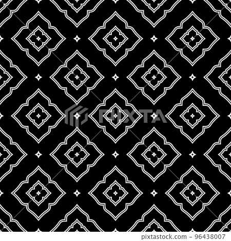 Abstract geometry pattern in Arabian style. Seamless  96438007