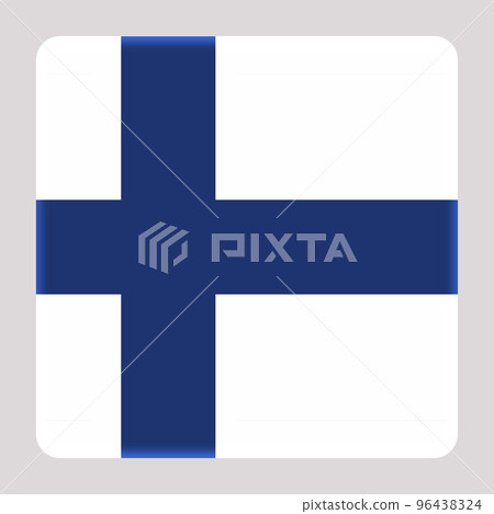 3D Flag of Finland on square 3D Flag of Finland on square 96438324