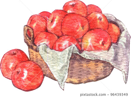 Apple harvest and character watercolor icon png 96439349