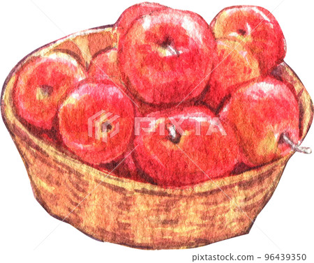 Apple harvest and character watercolor icon png Apple harvest and character watercolor icon png 96439350