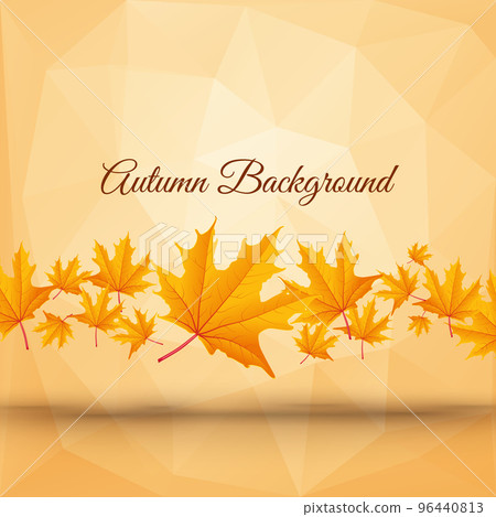 Realistic Abstract Autumn Poster Realistic Abstract Autumn Poster 96440813