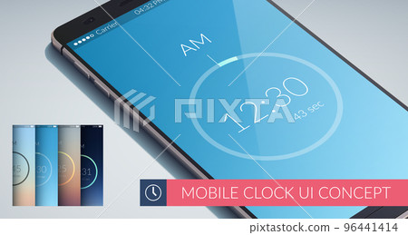 Clock UI Design Concept 96441414
