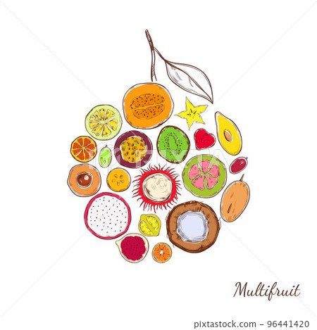 Sketch Colored Exotic Products Round Concept Sketch Colored Exotic Products Round Concept 96441420