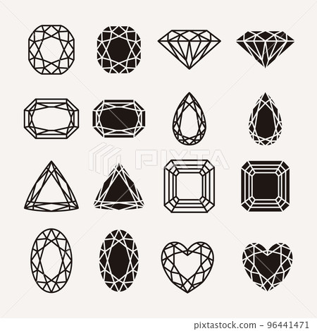 diamond icons diamond icons 96441471