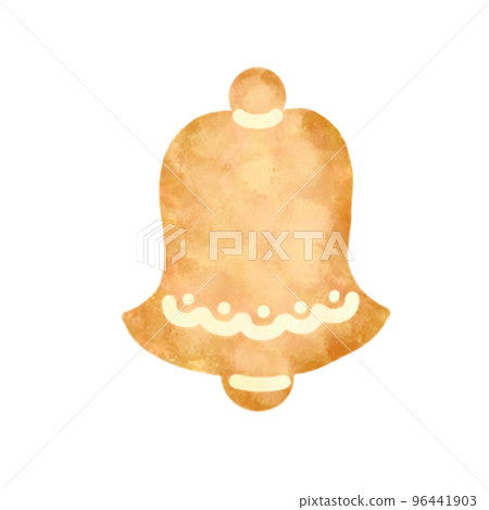 聖誕鈴鐺曲奇風格的手繪插畫 96441903