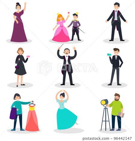 People In Theatre Set 96442147