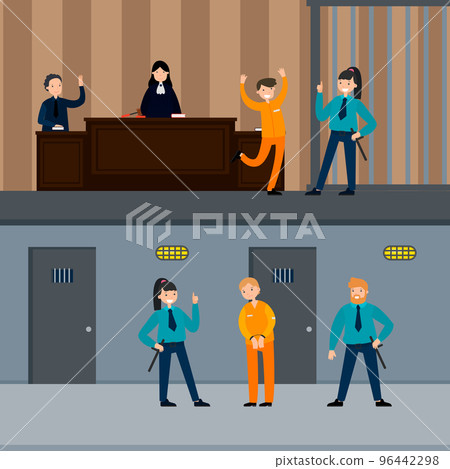 Judicial System Horizontal Banners 96442298