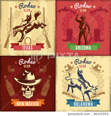 Vintage Wild West Emblems Vintage Wild West Emblems 96442959