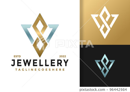 Initials Letter V Jewellery Logo Design, brand identity logos vector, modern logo, Logo Designs Vector Illustration Template Initials Letter V Jewellery Logo Design, brand identity logos vector, modern logo, Logo Designs Vector Illustration Template 96442984