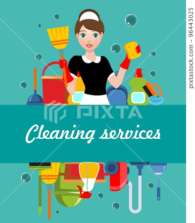 Flat Cleaning Service Poster 96443025