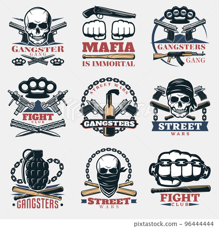 Mafia Fight Emblems In Color 96444444