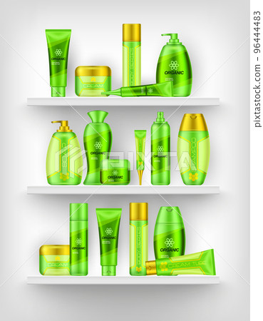 Shelves With Cosmetics 3d Design 96444483
