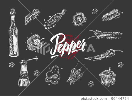 Chili Pepper Elements Collection 96444734