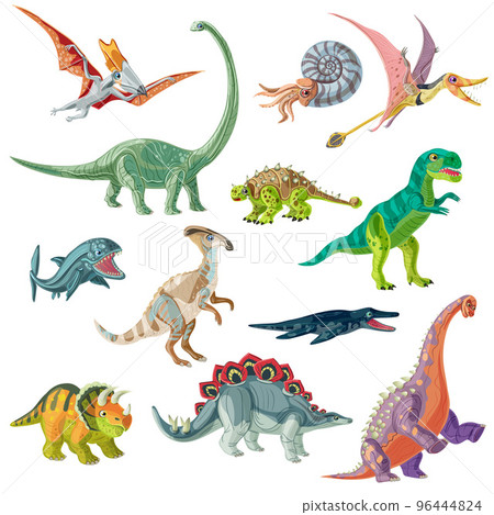 Jurassic Period Animals Set 96444824