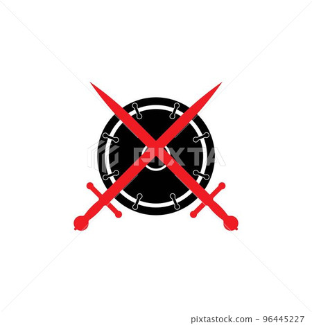 shield and sword icon shield and sword icon 96445227