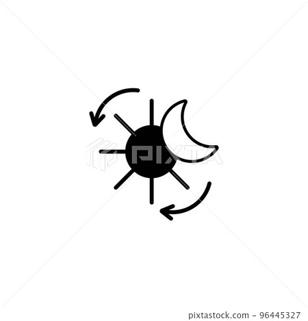 Solstice icon vector 96445327
