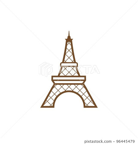 Eiffel tower vector icon Eiffel tower vector icon 96445479