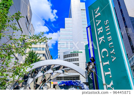 [Urban scenery of Tokyo] Urban scenery around Shibuya 96445871