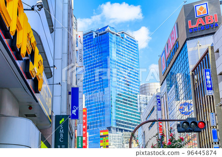 [Urban scenery of Tokyo] Urban scenery around Shibuya 96445874