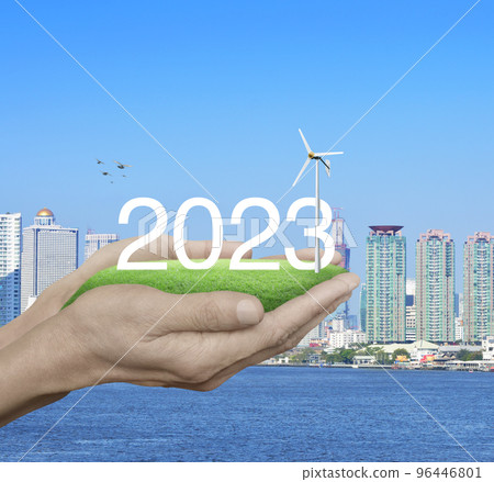 Happy new year 2023 ecological cover concept Happy new year 2023 ecological cover concept 96446801